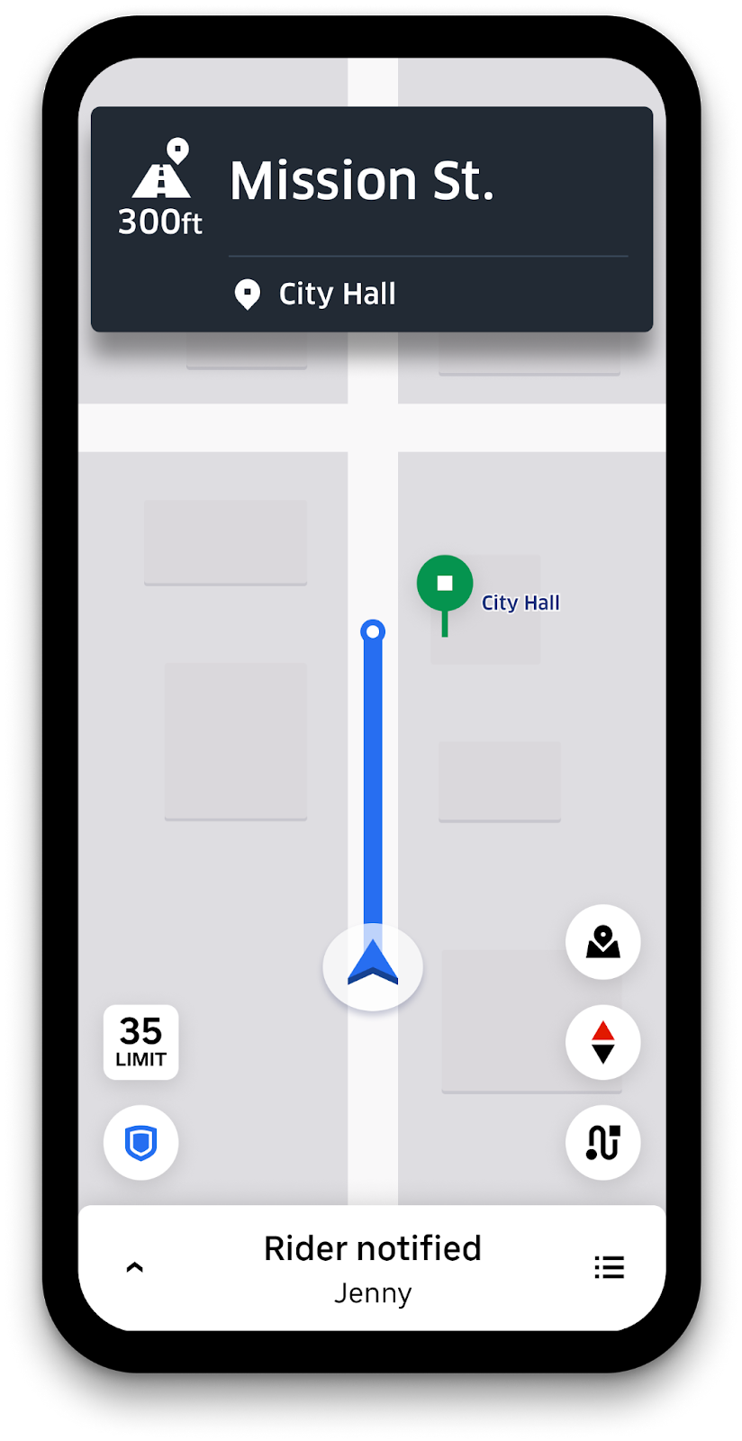 Uber's latest upgrade shows an icon and pin on the driver’s map that indicate what side of the street the rider is on.