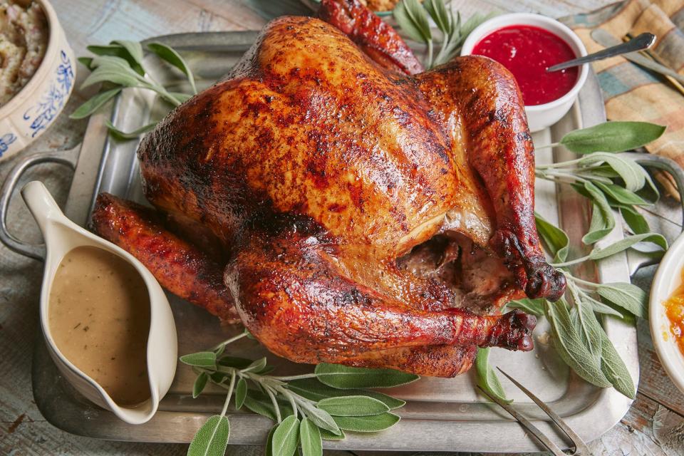 At Firefly's BBQ, an apple cider brined wood-smoked turkey is one of the take-out dinners it'll be offering for Thanksgiving Day.