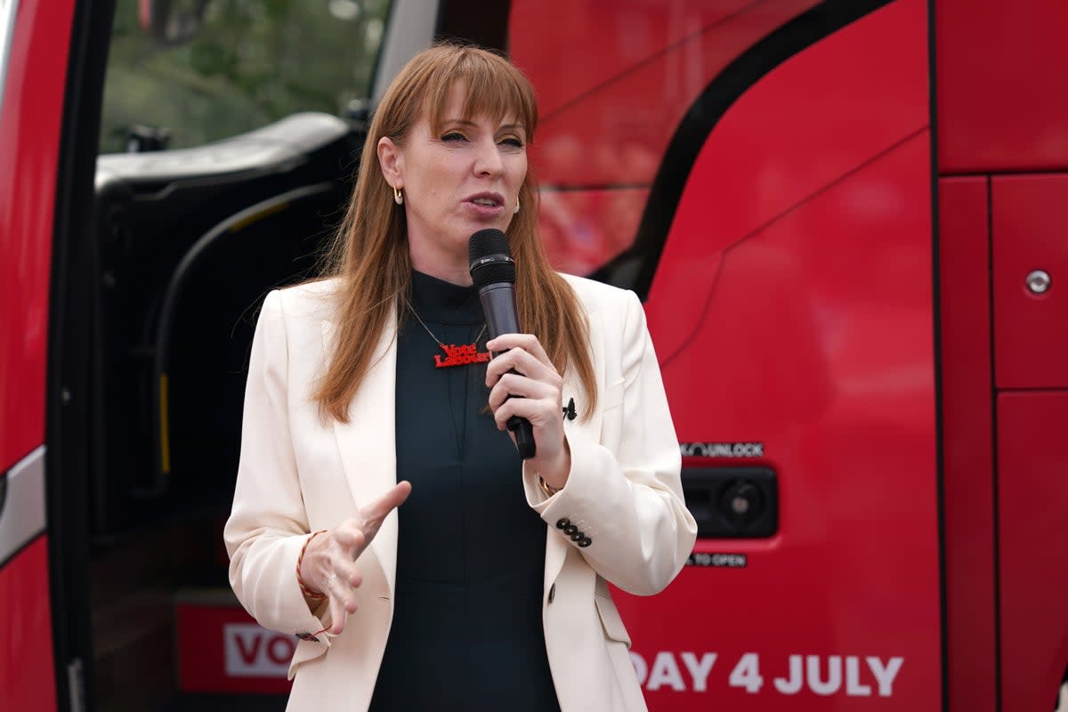 Angela Rayner accused the Tories of ‘smearing’ the Labour candidate (Getty Images)