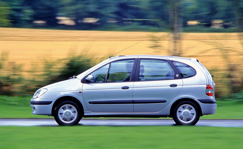 <p>Today hardly anybody has a compact MPV in its line up any more. But there was a time when nobody had had a compact MPV at all. We’ll get letters if we say Renault invented the breed, but let’s hope it’s not too controversial to say that <strong>it really popularised it</strong>, and proved it could work in Europe.</p><p><strong>We found:</strong> 2003 Renault Megane Scenic 1.6 Fidji, 17,500 miles - £2250</p>