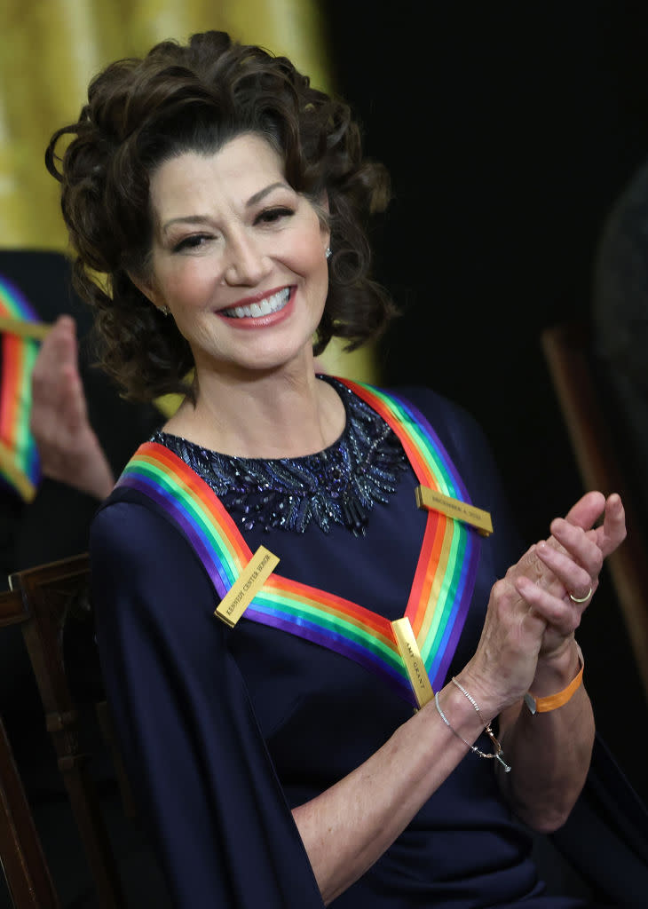 Amy Grant, one of the 2022 Kennedy Center honorees, attends a reception at the White House on December 4, 2022. (Photo: Kevin Dietsch/Getty Images)