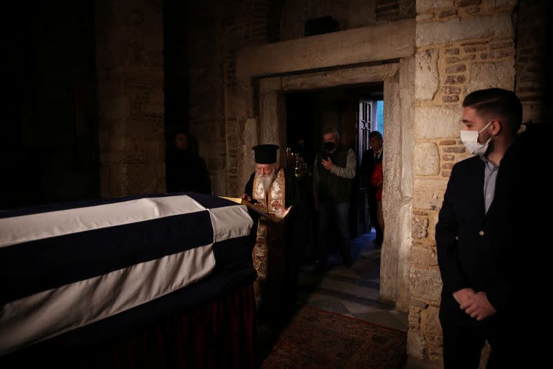 Former King of Greece Constantine II lies at rest