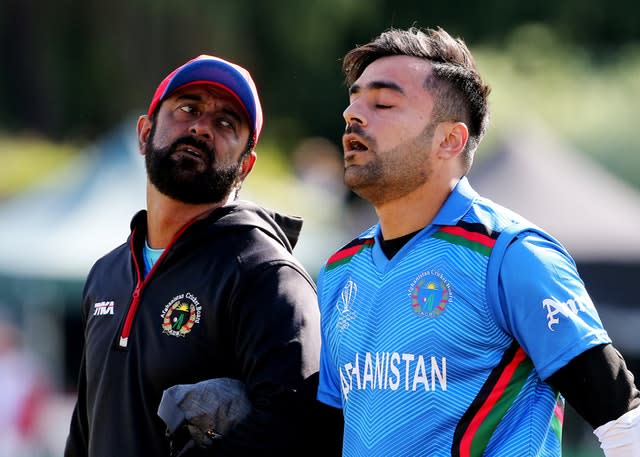 It was a day to forget for Afgahnistan's Rashid Khan 