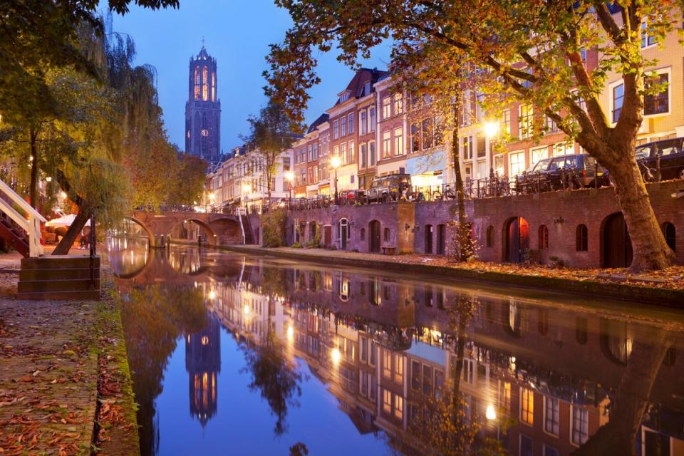 Quaint canals and gabled houses typify Utrecht as well as Amsterdam (Getty Images)