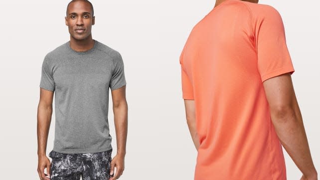 Keep cool on your run with this vented short sleeve.