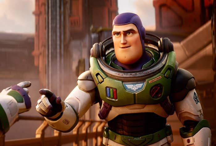 Close up of Buzz Lightyear