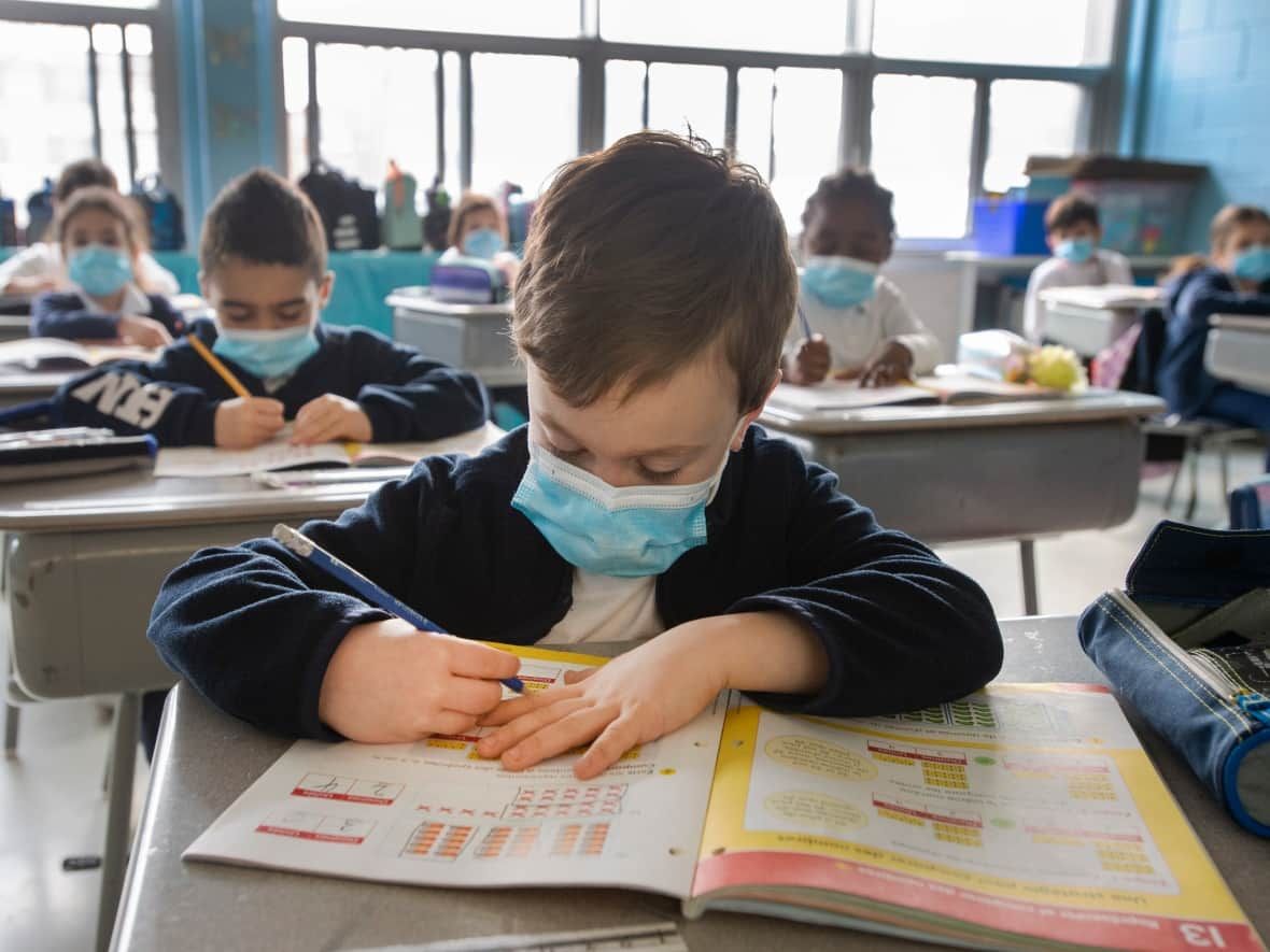 Thousands of Alberta children are home sick as a wave of respiratory illnesses hits schools around the province. (Ryan Remiorz/The Canadian Press - image credit)