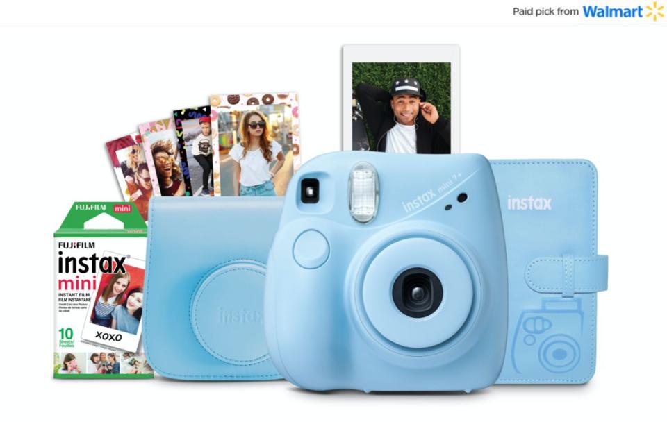 If they're always wondering how to work their phone's camera, you might get them a Fuji camera that'll give them instant gratification. This bundle comes with an instant camera, film sheets, photo album and camera case. <a href="https://www.walmart.com/ip/Fuji-Instax-Mini-7-Camera-Bundle-Ltblue/567888022?sourceid=aff_ov_9d0f975a-a7e8-405c-b257-311a32fb0da1&amp;veh=aff&amp;wmlspartner=aff_ov_9d0f975a-a7e8-405c-b257-311a32fb0da1&amp;cn=FY21-Holiday-Gifting_st_hw_aff_nap_ov_snl_oth" target="_blank" rel="noopener noreferrer">Find it $69 at Walmart</a>.