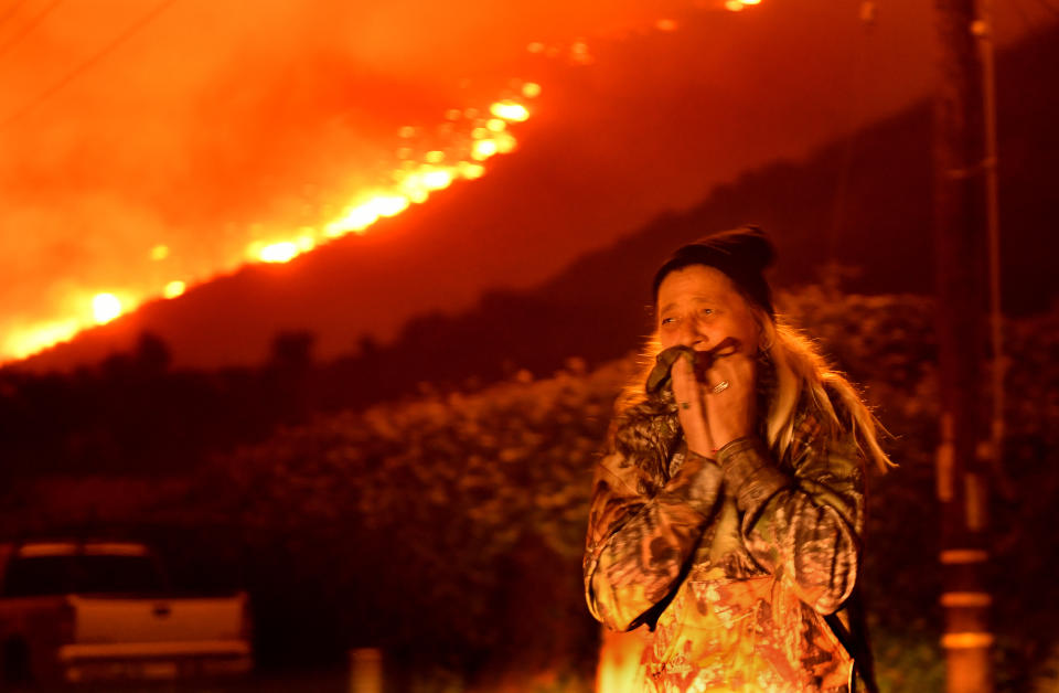 Image from the Thomas Fire