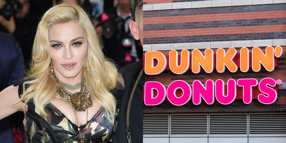Madonna, Dunkin Donuts Employee