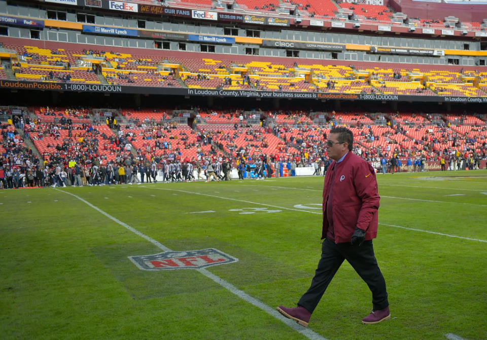 Daniel Snyder is presiding over a crumbling empire. (Getty)