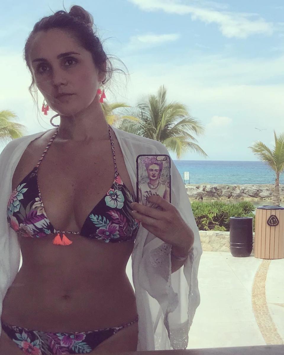 Dulce María en bikini/Fotos:<a href="https://www.instagram.com/dulcemaria/?hl=en" rel="nofollow noopener" target="_blank" data-ylk="slk:Dulce María/Instagram;elm:context_link;itc:0;sec:content-canvas" class="link "> Dulce María/Instagram</a>