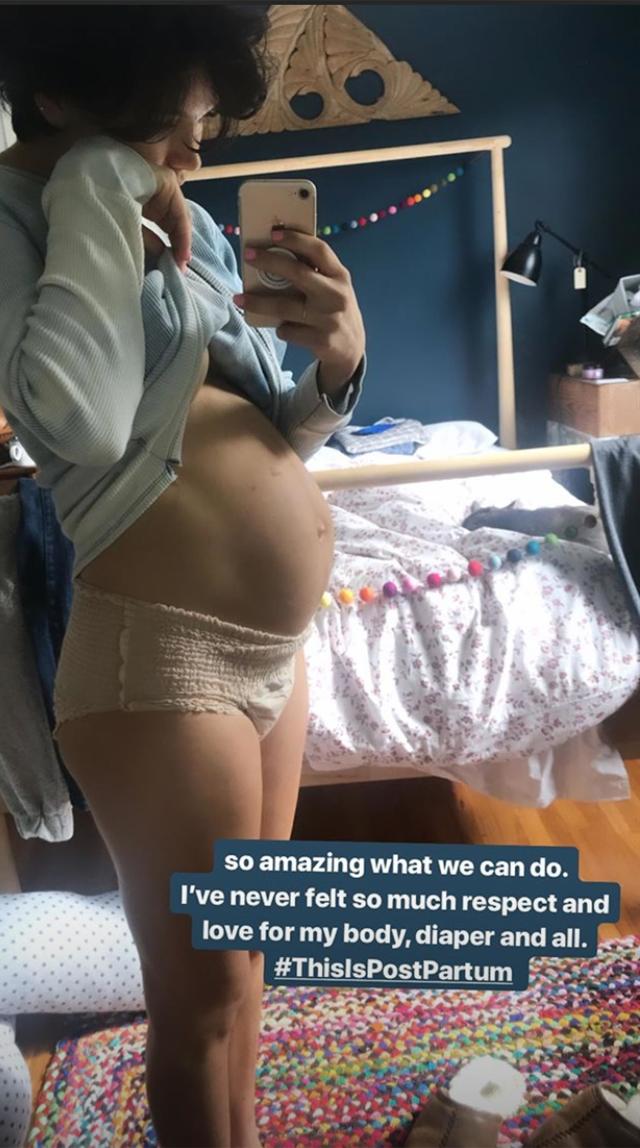 Bekah Martinez Shares Selfie in Postpartum Mesh Underwear to