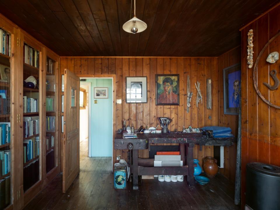 Derek Jarman’s art studio (Gilbert McCarragher)