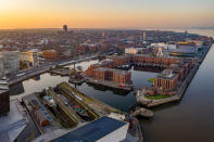 <p>La zona protegida comprendía seis lugares diferentes y separados del centro de la ciudad británica. (Foto: Getty Images).</p> 