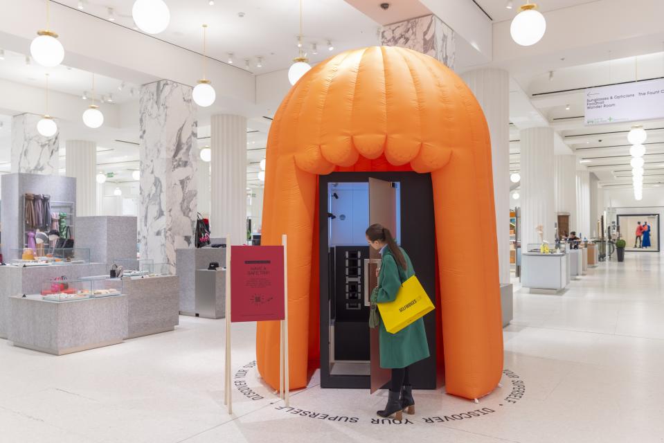 A Sensiks pod at the Superself event at Selfridges in London. - Credit: Courtesy of Jason Alden