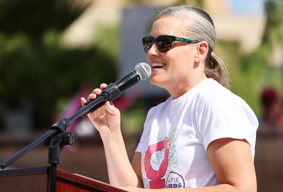 Arizona Democratic gubernatorial candidate Katie Hobbs declined debate showdown with Kari Lake (Getty Images)