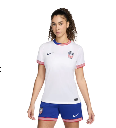 <p><a href="https://go.redirectingat.com?id=74968X1596630&url=https%3A%2F%2Fstore.ussoccer.com%2Fproducts%2Fus4slz2403-womens-nike-uswnt-2024-american-classic-home-stadium-jersey&sref=https%3A%2F%2Fwww.womenshealthmag.com%2Fstyle%2Fa60266929%2Fuswnt-2024-jerseys-olympics%2F" rel="nofollow noopener" target="_blank" data-ylk="slk:Shop Now;elm:context_link;itc:0;sec:content-canvas" class="link ">Shop Now</a></p><p>USWNT Stadium Home Jersey</p><p>ussoccer.com</p><p>$95.00</p>