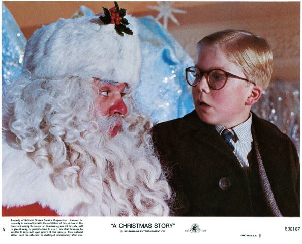The department store in 'A Christmas Story' cleaned up the script.