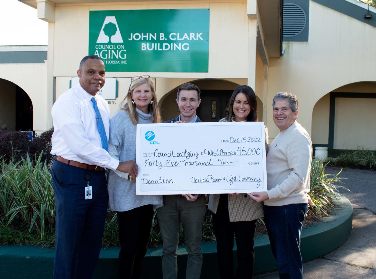 Florida Power & Light Company supports Council on Aging with $45,000 donation.