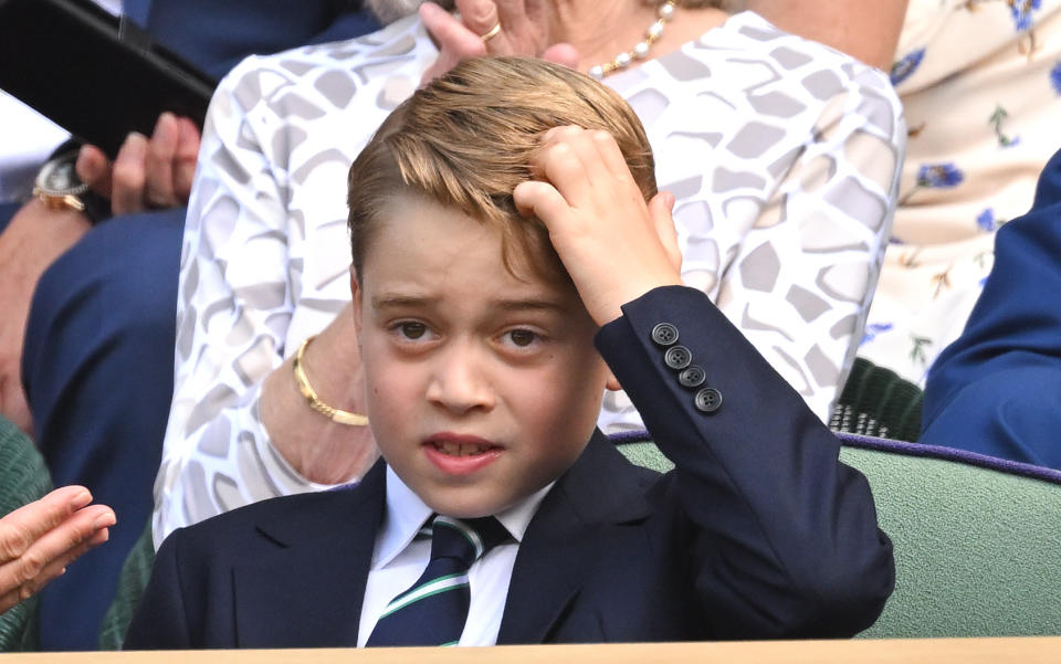 El príncipe George se comportó como lo que es, un niño de 8 años. (Photo by Karwai Tang/WireImage)