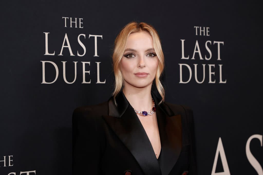 Jodie Comer is the most beautiful woman in the world, according to science. Pictured October 2021. (Getty Images)