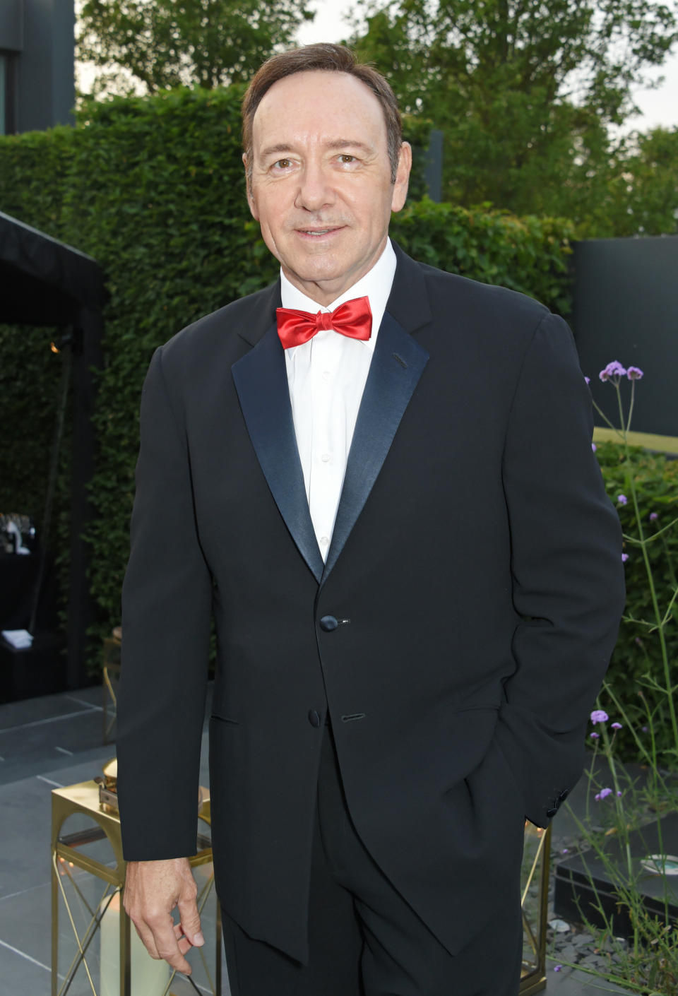 Kevin Spacey attends the Woodside Gallery Dinner in benefit of Elton John AIDS Foundation in Windsor, England, on June 22, 2017. (Photo: Getty Images)