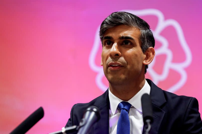 Rishi Sunak speaks after winning the count for the Richmond and Northallerton constituency -Credit:Getty Images