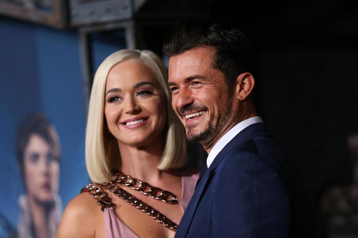 Katy Perry and Orlando Bloom on 21 August 2019 in Hollywood, California: Phillip Faraone/Getty Images