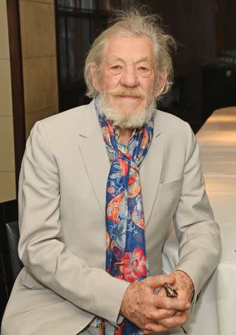 <p>Dave Benett/Getty</p> Sir Ian McKellen in London on April 21, 2024