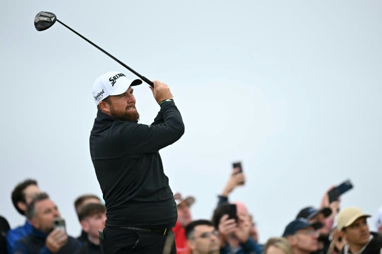 Ireland's Shane Lowry moved to the top of the leaderboard at the British Open after his second round (Paul ELLIS)