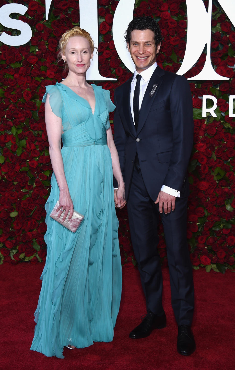 NEW YORK, NY - JUNE 12:  Angela Christian and Thomas Kail attend the 70th Annual Tony Awards at The Beacon Theatre on June 12, 2016 in New York City.  (Photo by Dimitrios Kambouris/Getty Images for Tony Awards Productions)