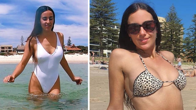 Aussie mum unleashes at G-string bikini trend at family-friendly water  parks