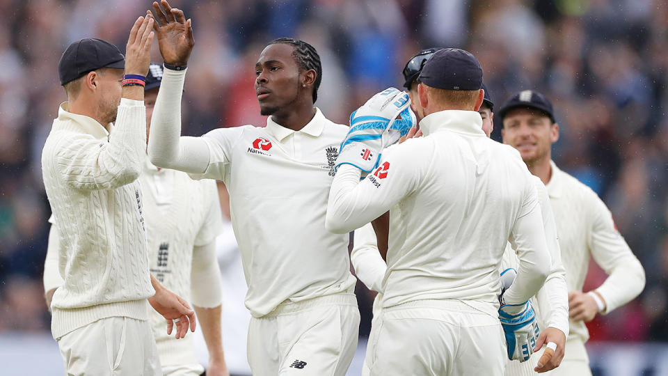 Jofra Archer got England's all important first wicket.