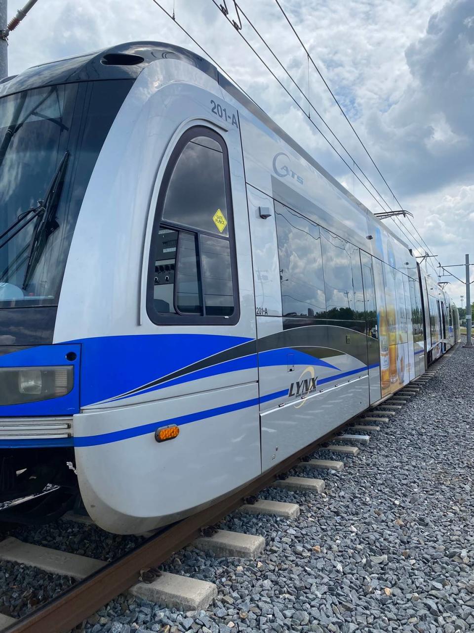 A wheel on a Blue Line train came off the light rail on May 21, 2022, while 24 passengers were on board.