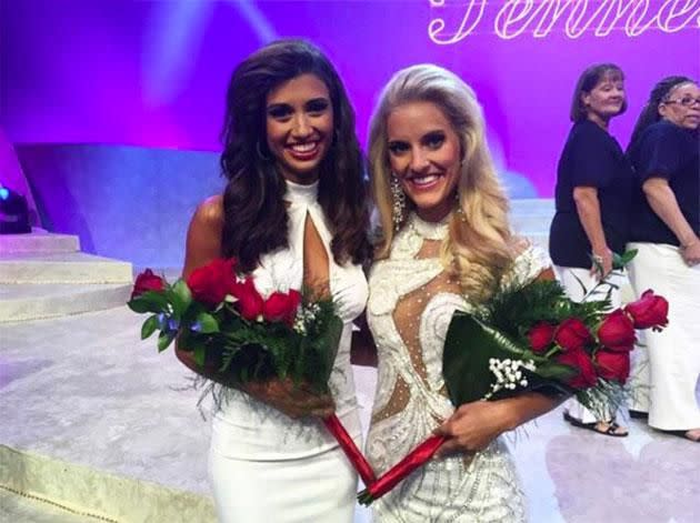 Jeanette Morelan at a pageant. Photo: Jeanette Morelan