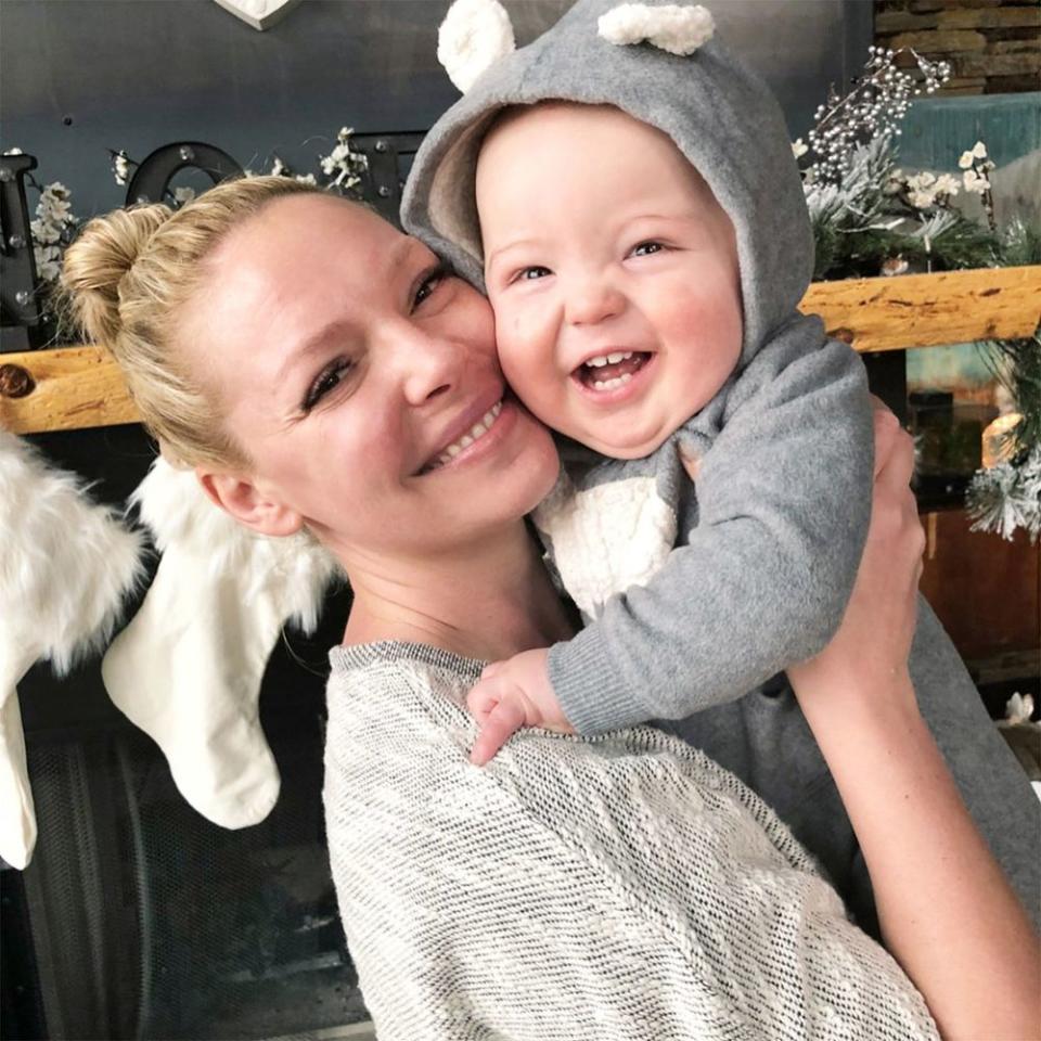 Katherine Heigl with her son Joshua