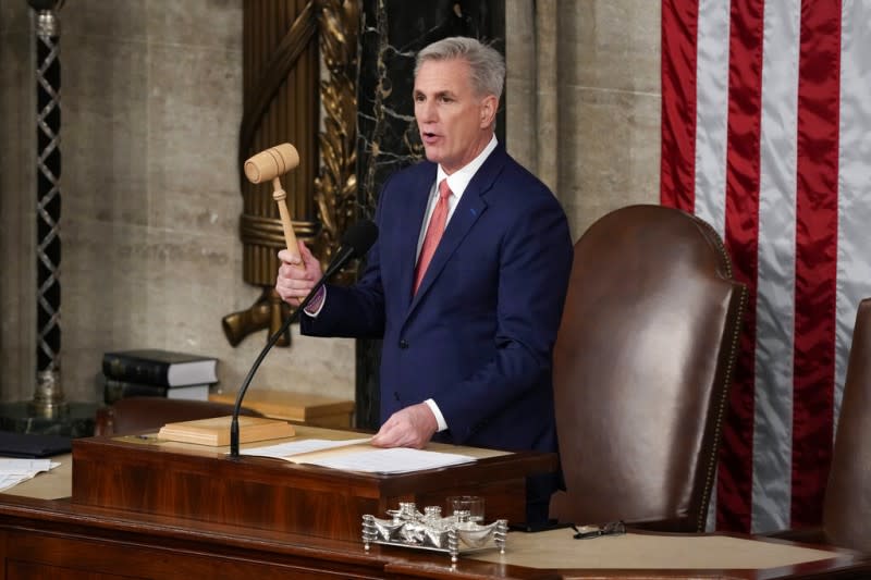 美國聯邦眾議院議長麥卡錫。（AP）