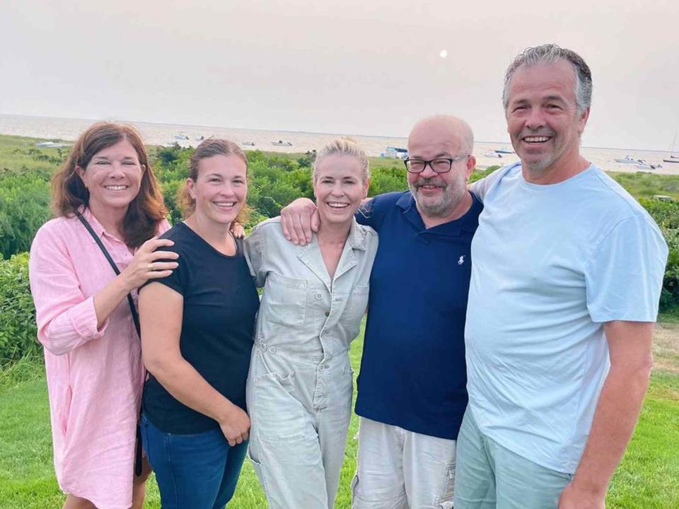 <p>Chelsea Handler Instagram</p> Chelsea Handler with her siblings, Shoshanna, Simone, Glen and Roy.