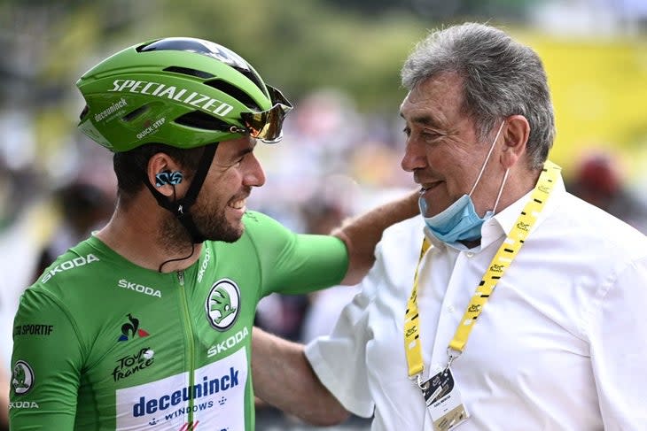 <span class="article__caption">Cavendish is equal to Eddy Merckx on the all-time list at the Tour de France. Can he pull off one more? (Photo by ANNE-CHRISTINE POUJOULAT/AFP via Getty Images)</span>