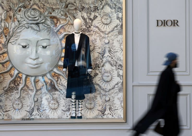 FILE PHOTO: Logo of fashion house Dior in Paris