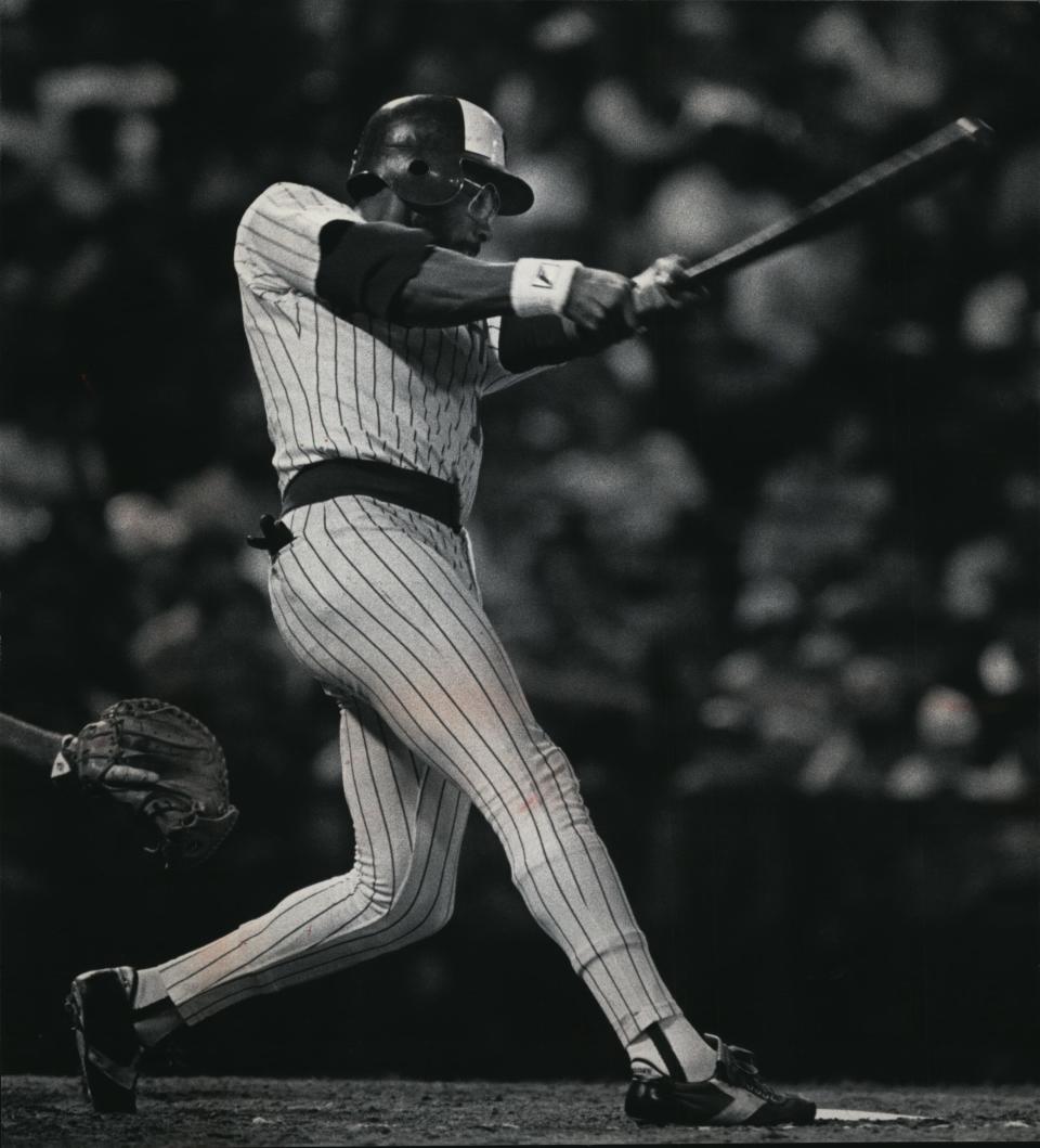 Cecil Cooper participated in three back-to-back-to-back home run sequences for the Brewers -- all in 1982.