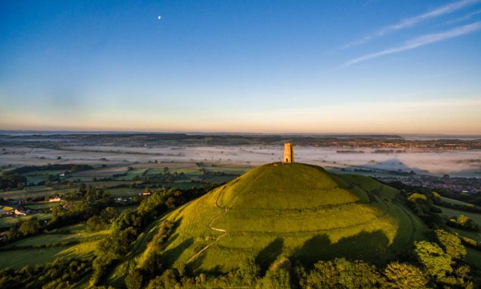 Glastonbury Tor at sunrise