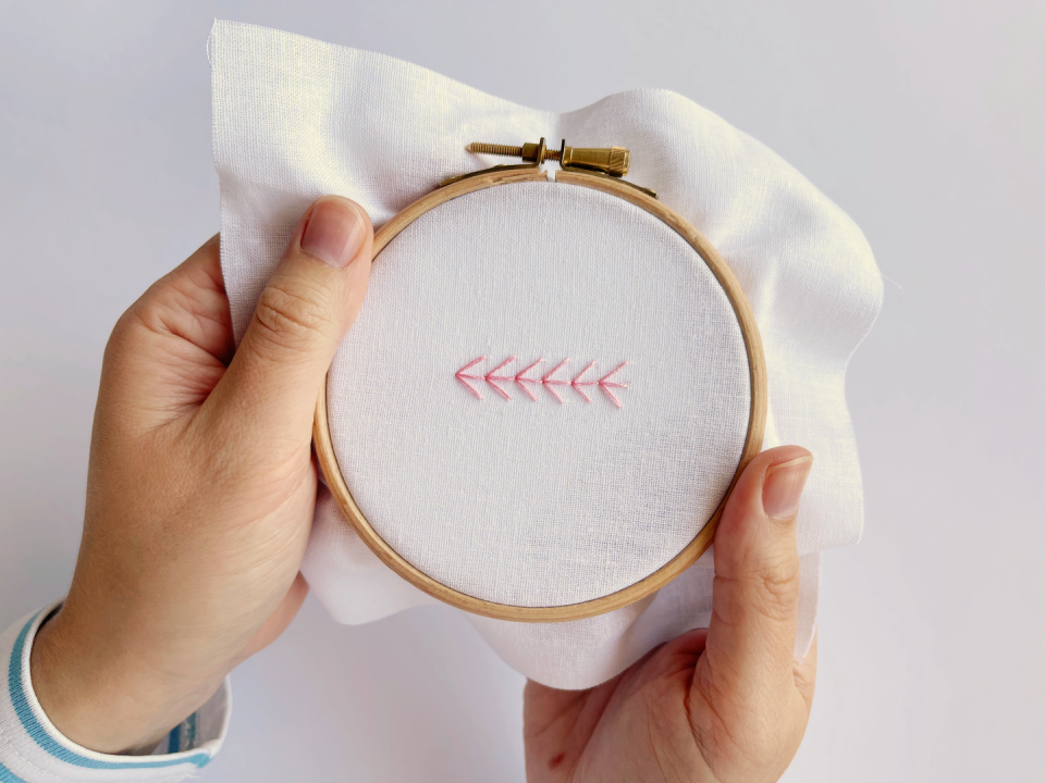 embroidery stitches fern stitch