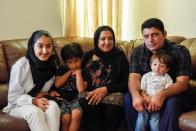 Ismail Akbari, wife Rona with son Samim, 6, who recovered from a severe lead poisoning case and family in San Leandro