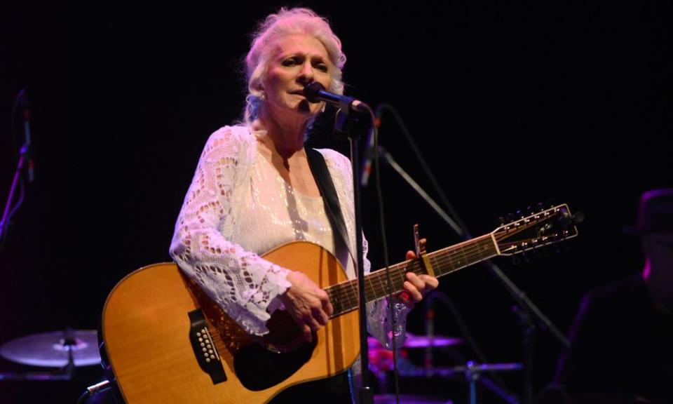 Stirring as ever … Judy Collins, pictured here performing in 2017.