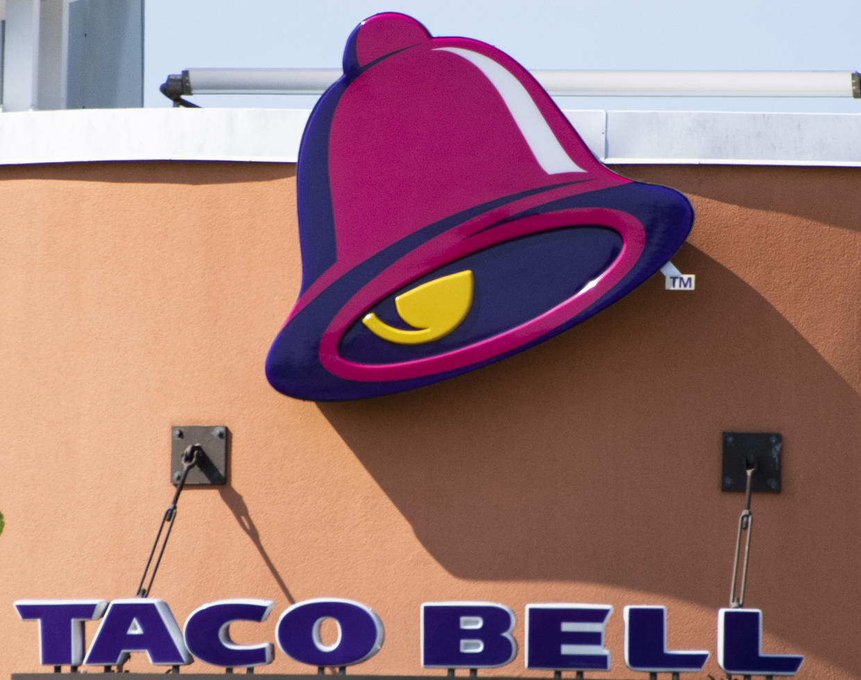 Taco Bell chain restaurant in Middletown, DE, on July 26, 2019. (Photo by JIM WATSON / AFP)        (Photo credit should read JIM WATSON/AFP/Getty Images)