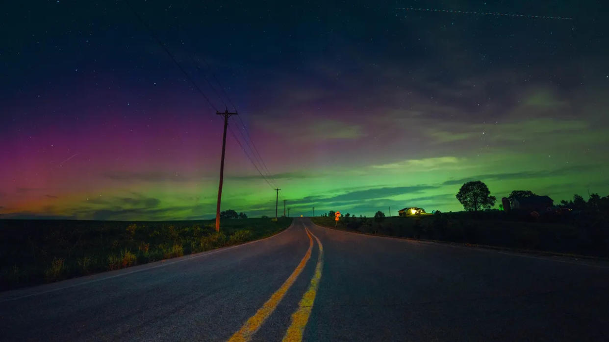 Northern lights in Wisconsin