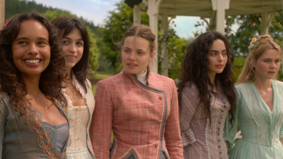 <p>Apple TV+</p><p>1870’s London. Women have learned to mind their manners, dress up nice, and find a husband as soon as possible. Somehow, these four American women didn’t get the memo as they explode into London’s polite society and spark the mother of culture clashes. Their ways might seem strange, but they might have a point. </p>