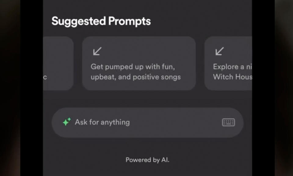 Spotify is trying out AI-generated playlists